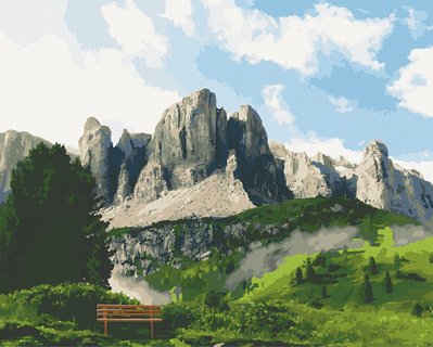 Картина по номерам Art Craft "Доломитовые Альпы" 40х50 см 10555-AC фото 1