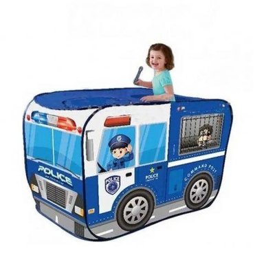 Детская игровая палатка "Полицейская машина" в сумке 111x70x50 см A999-291/294 фото 1