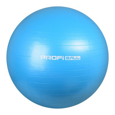 Мяч для фитнеса (фитбол) ProfiBall 65 см Голубой M 0276 фото 1
