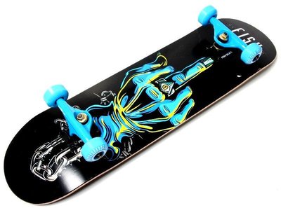 Профессиональный скейтборд (Скейт) канадский клен Fish Skateboard "Finger" фото 1