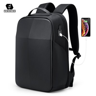 Функциональный городской рюкзак для ноутбука 15" Fenruien Spike Black FR8036 фото 1