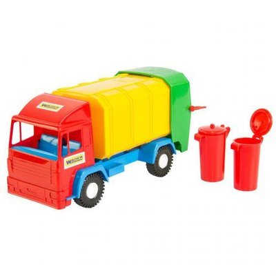 Игрушечный мусоровоз Wader Mini truck 29 см красный 39211 фото 1