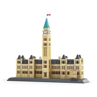 Детский конструктор STEM Wange Парламентский холм-Здание парламента Канады 4221 фото 1