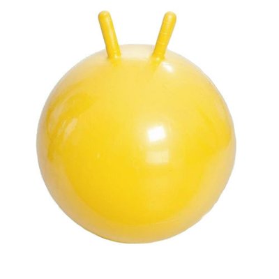 Мяч для фитнеса с рожками (фитбол) 38 см MS 0938 Желтый фото 1
