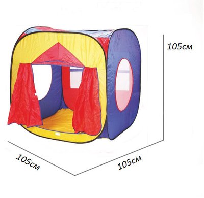 Дитячий ігровий намет "Куб" в сумці 105х105х105 см 5016 (0507) фото 1