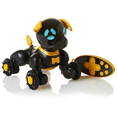 Интерактивный робот - щенок WowWee Чип черный фото 1