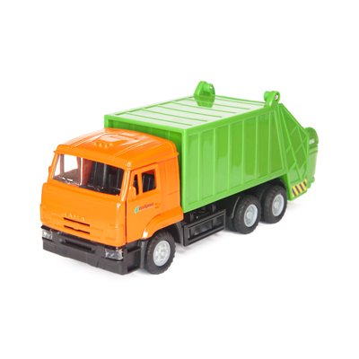 Іграшковий музичний вантажівка на батарейках Камаз Сміттєвоз (світло, звук) фото 1