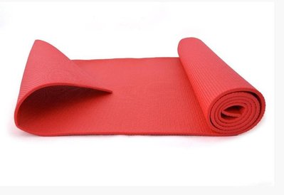 Каремат для йоги фитнеса туризма 173х61см, 6мм MS1184 Красный фото 1