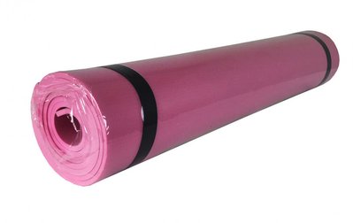 Каремат для йоги фитнеса туризма Profi 173х61см 6мм M 0380-3 материал EVA Розовый фото 1