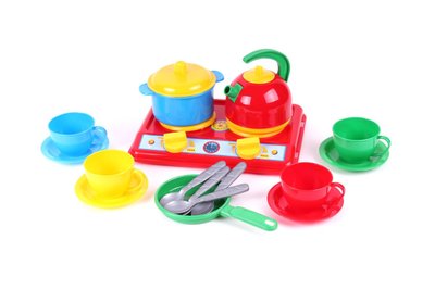 Набор игрушечной посуды ТехноК Галинка 5 17 предметов 1851 фото 1