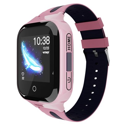 Детские водонепроницаемые GPS часы MYOX MX-70GW (4G) розовые с видеозвонком фото 1