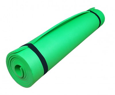 Каремат для йоги фитнеса туризма Profi 173х61см 6мм M 0380-3 материал EVA Зелёный фото 1