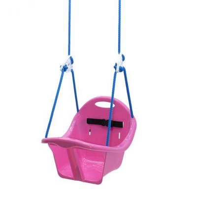 Детские подвесные качели Maximus Аист пластиковые розовые фото 1