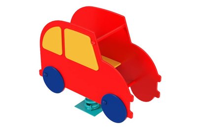 Гойдалка на пружині для дитячого майданчика KDG Джип жип 100х43х90см фото 1