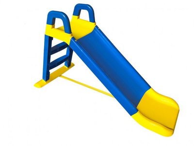 Дитяча пластикова гірка для катання Doloni 1м синій з жовтим 0140/03 фото 1