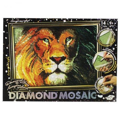 Алмазная мозаика Danko Toys Diamond Mosaic Лев DM-03-03 фото 1