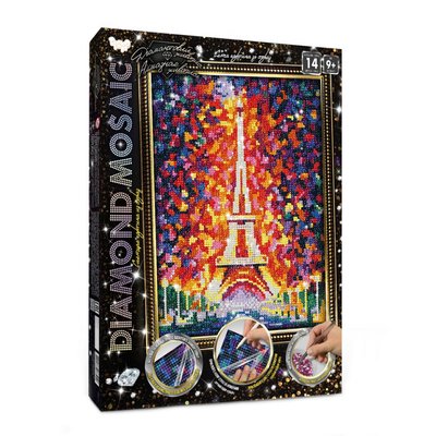 Алмазная мозаика Danko Toys Diamond Mosaic Париж 20х30 см M-03-07 фото 1