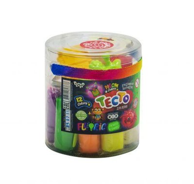 Набор для лепки Danko Toys Fluoric 13 цветов (рус) TMD-FL-12-01 фото 1