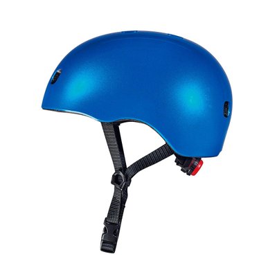 Защитный шлем премиум MICRO с LED габаритами размер S 48–53 cm Темно-синий фото 1