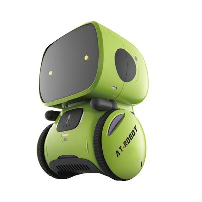 Интерактивный робот с голосовым управлением – AT-ROBOT (зелёный, озвуч.укр.) фото 1